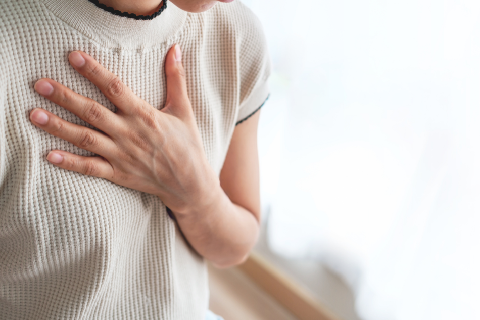 can lack of sleep cause chest pain